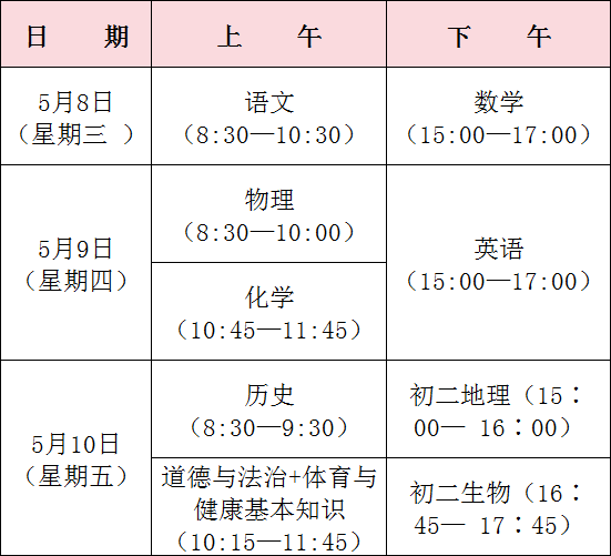 建议收藏！2025届中考生全年关键节点解析！