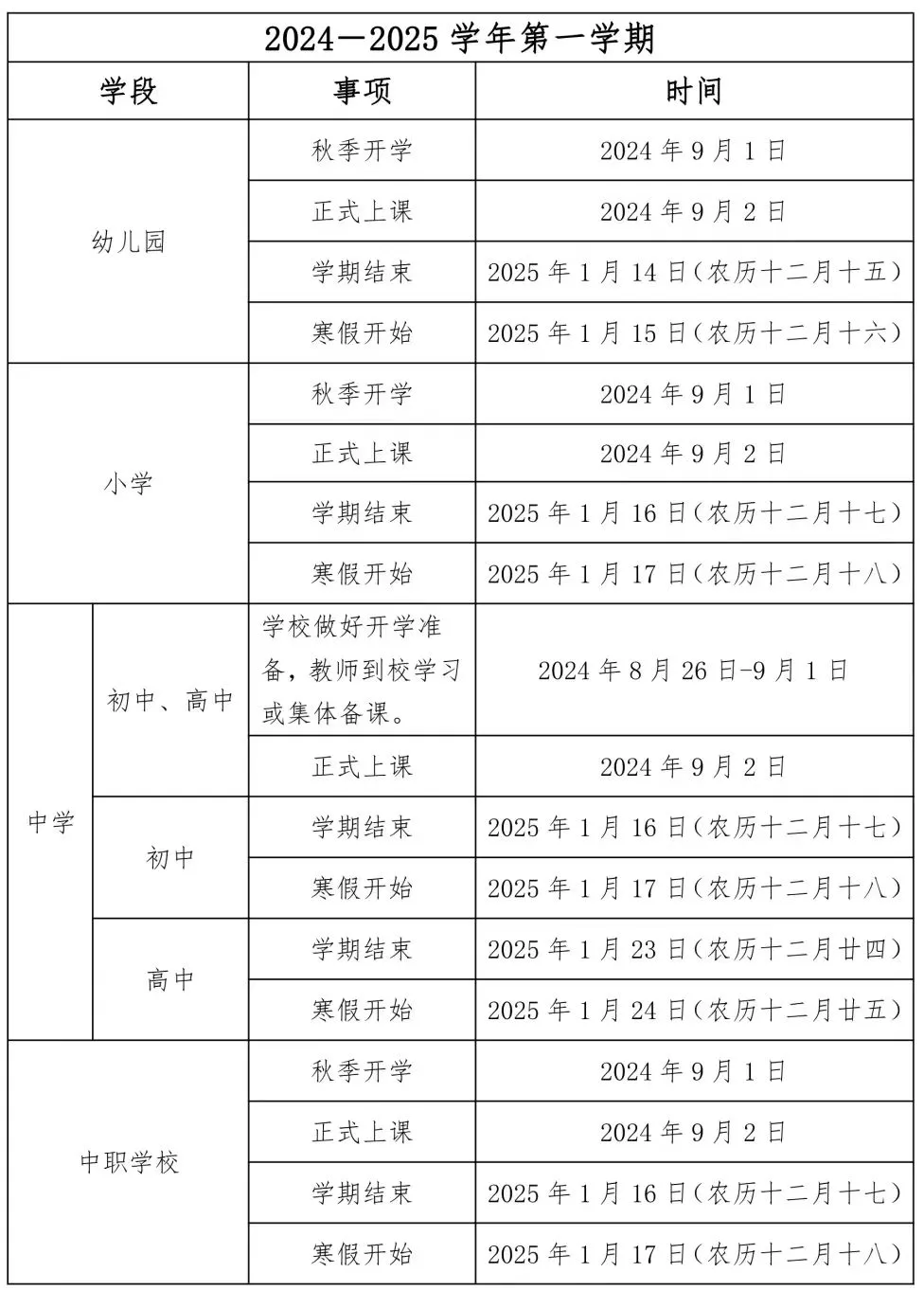 定了！福建各地市学校开学、放假时间出炉！