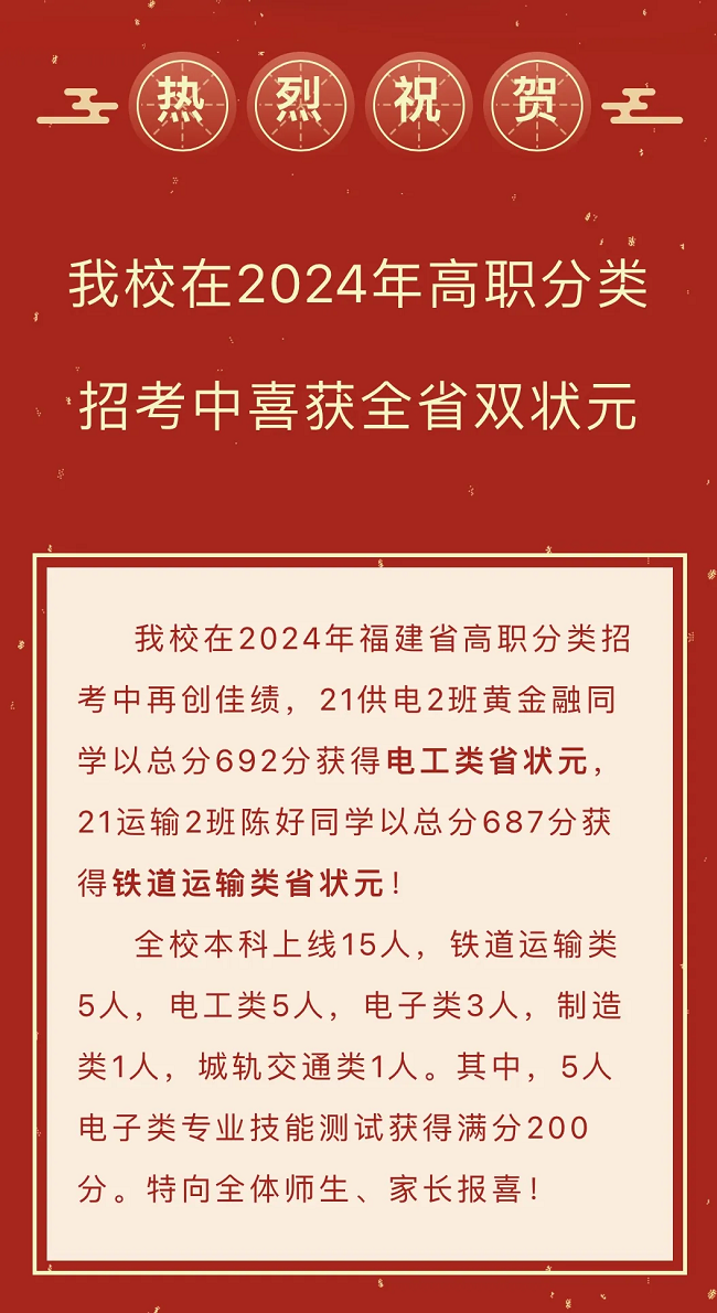 选对学校很重要！2024福建中职学校升学情况汇总