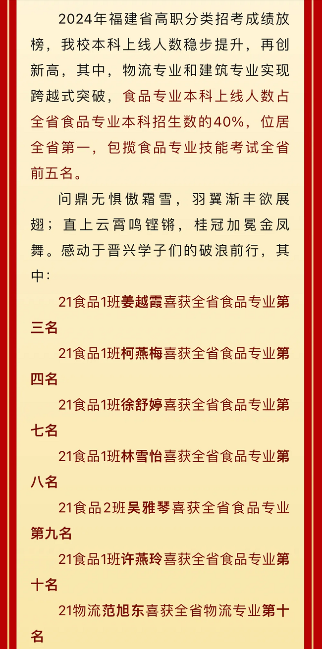 选对学校很重要！2024福建中职学校升学情况汇总